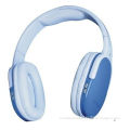 Customized Blue Tf Card Wireless Headphone With High Capacity Lithium Battery